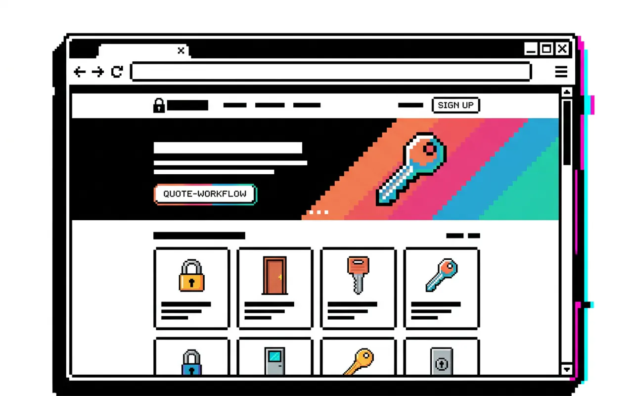 B2B storefront homepage